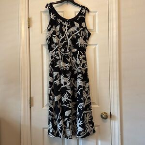 NWT Talbots Fit and Flare Dress Women’s 10 Pockets & Lining 100% Cotton